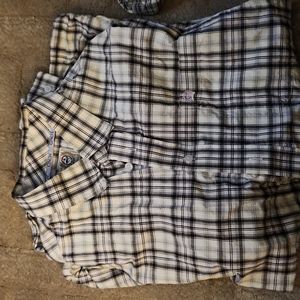 Men's L Button Down Long Sleeve Shirt